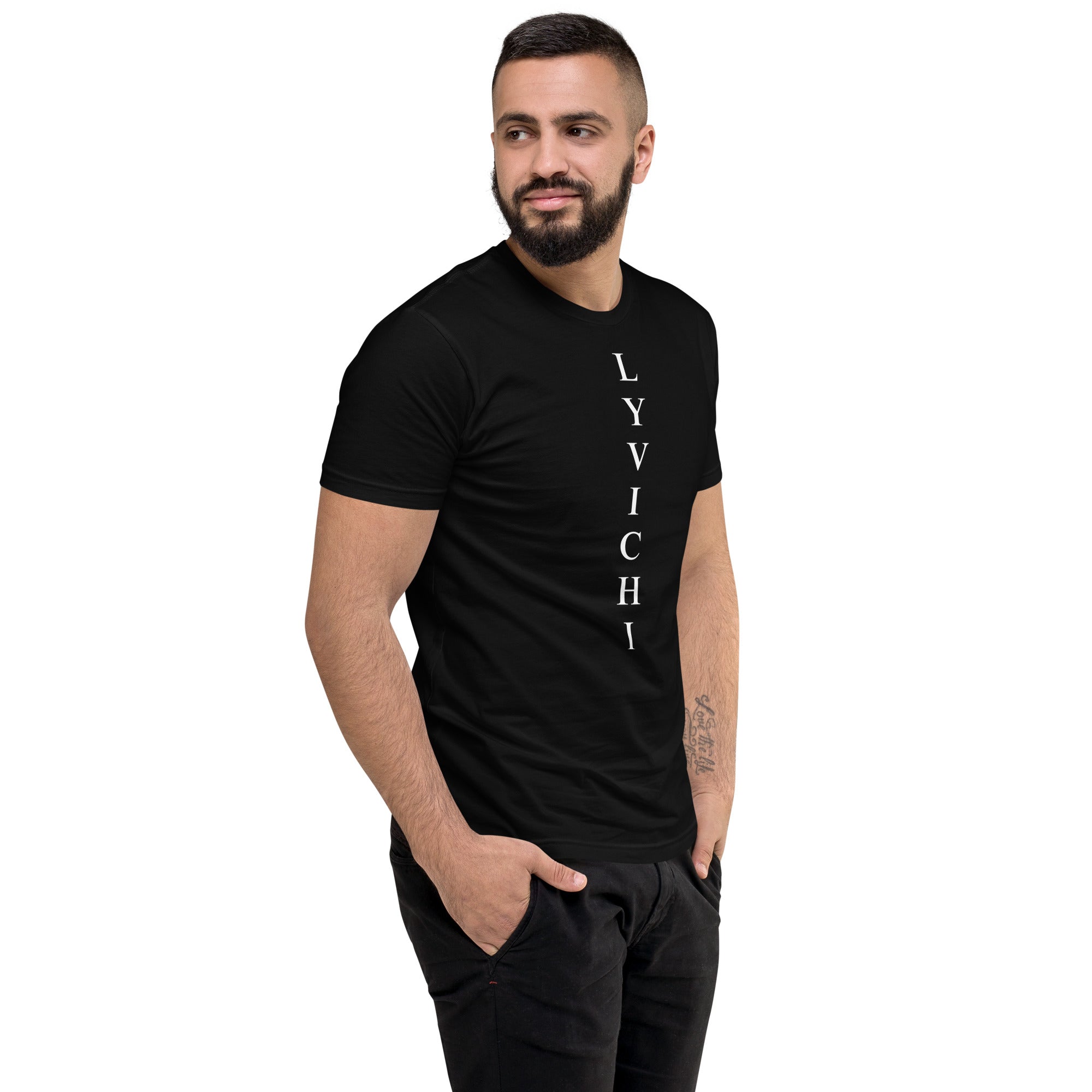 Black & White Lyvichi Classic T-Shirt/ Top The Collection M1